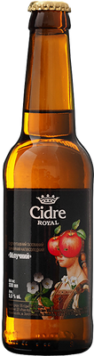 Упаковка сидра "Яблочный Cidre Royal", 0,33л х 12шт. 000001416 фото
