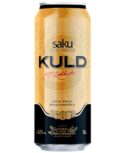 Упаковка пива Saku KULD, 0,5л х 24шт. 000006231 фото