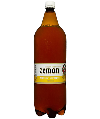 Упаковка пива Zeman "Kristallweizen Пшеничное", 2 л х 6шт. 000003552 фото