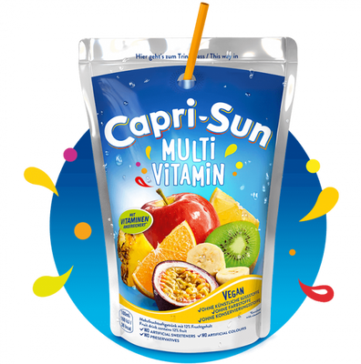 Упаковка сока Capri-Sun "Multivitamin", 0,2л х 10шт 000004241 фото