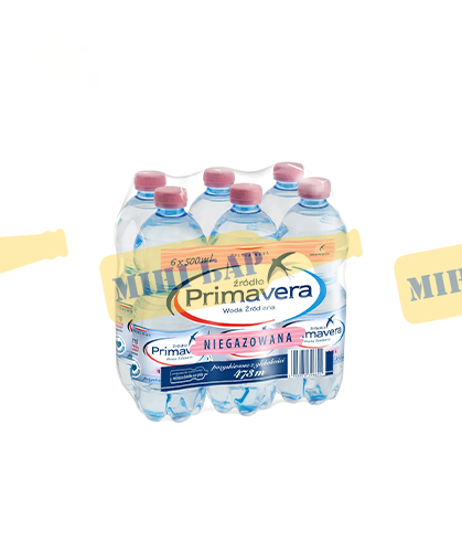 Упаковка негазованої води Primavera,  0,5л х 6шт. 000004717 фото