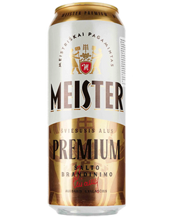 Упаковка пива Meister "Premium", 0,5л х 24шт. 000002581 фото