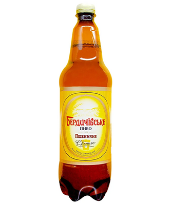 Упаковка пива Бердичевское "Пшеничное", 1л х 6шт. 000000844 фото