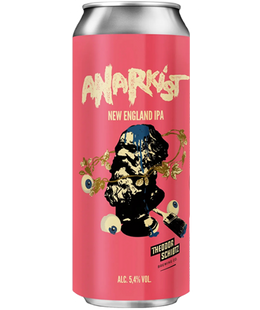 Упаковка імпортного пива Anarkist NEW England IPA, 0,5л х 24шт. 000005311 фото
