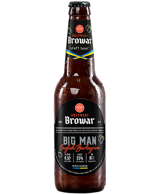 Упаковка пива Волинський Бровар "Big Man", 0,35л х 12шт. 000003458 фото
