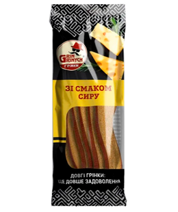Грінки GRIN GRINYCH &laquo;зі смаком Сиру&raquo; довгі хвилясті, 90 грамів 000006138 фото