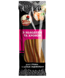 Грінки GRIN GRINYCH &laquo;з Холодцем та хроном&raquo; довгі хвилясті, 90 грамів 000006135 фото