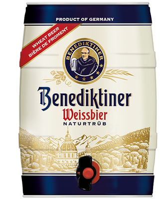 Імпортне пиво Benediktiner "Weissbier", 5л 000003705 фото
