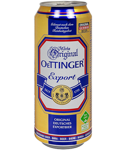Упаковка імпортного пива Oettinger Export, 0,5л х 24шт. 000005332 фото
