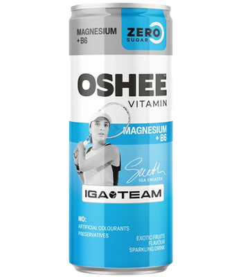 Упаковка спортивного напитка OSHEE "ZERO Vitamin Energy Exotic Fruit", 0,25л х 24шт. 000004742 фото