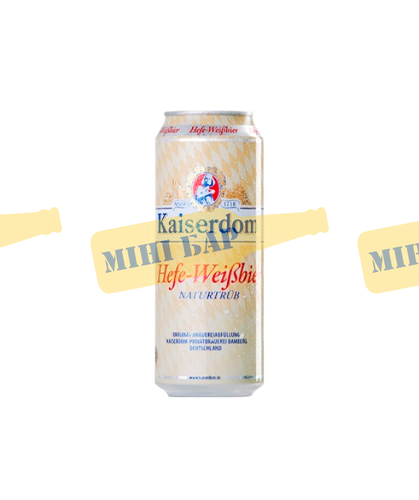 Импортное пиво Kaiserdom "Hefe-Weissbier", 1л з/б + кружка 1л 000003246 фото