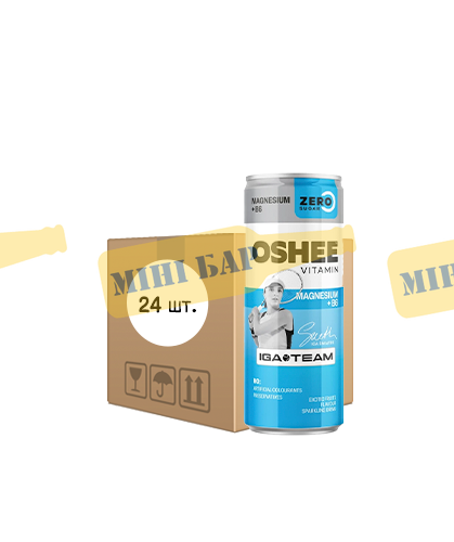 Упаковка спортивного напитка OSHEE "ZERO Vitamin Energy Exotic Fruit", 0,25л х 24шт. 000004742 фото