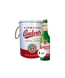 Подарунковий набір пива Budweiser, металевий круглий бокс + 8шт.скло х 0,33л 000005433 фото 2