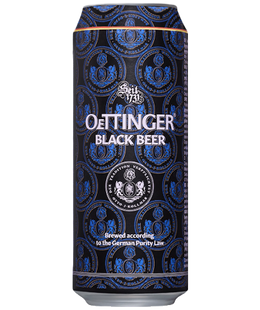 Упаковка імпортного пива Oettinger Black beer, 0,5л х 24шт. 000005333 фото