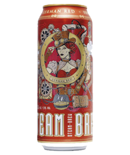 Упаковка імпортного крафтового пива Steam Brew "German Red", 0,5л х 24шт. 000002585 фото
