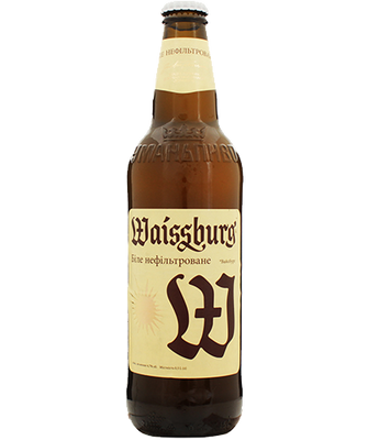Упаковка пива Уманьпиво "Waissburg белое нефильтрованное", 0,5л х 12шт. 000001009 фото