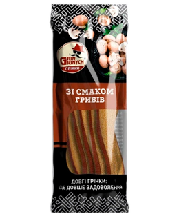 Грінки GRIN GRINYCH &laquo;зі смаком Грибів&raquo; довгі хвилясті, 90 грамів 000006142 фото