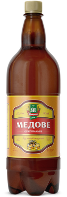 Упаковка пива Микулин "Медовое", 1л х 8шт. 000001434 фото