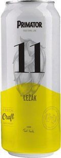 Упаковка пива Primator "Lezak 11", 0,5л х 12шт. 000005670 фото