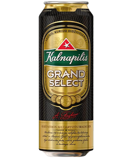 Упаковка імпортного пива Kalnapilis "Grand Select", 0,568л х 24шт.  000004442 фото