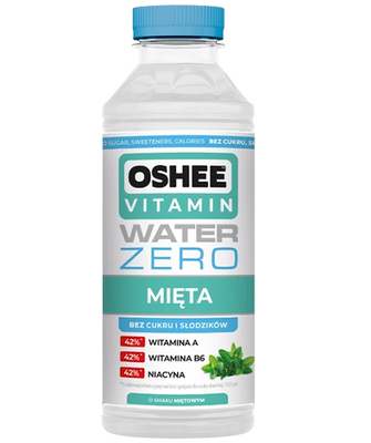 Упаковка спортивного напою OSHEE "Vitamin Water ZERO Mint", 0,555л х 6шт. 000004782 фото