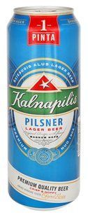 Упаковка імпортного пива Kalnapilis "Pilsner", 0,568л х 24шт. 000004445 фото