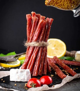 Упаковка Ковбаски солоно-сушені "Meat Sticks", 1кг 000004340 фото