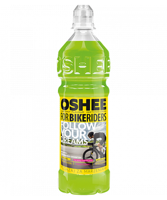 Упаковка спортивного изотонического напитка "OSHEE Lime-Mint", 0,75л х 6шт. 000003875 фото