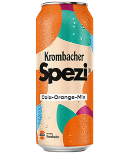 Упаковка напою Krombacher "Spezi Cola-Orange-Mix", 0,5л х 24шт. 000005031 фото