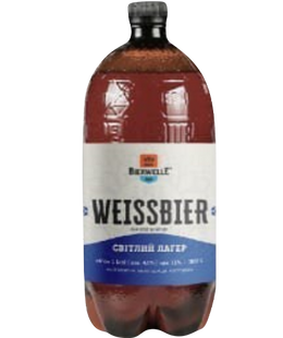 Упаковка пива Fanatic "Weissbier" світле нефільтроване 1л.ПЕТ х 6 шт. 000004310 фото