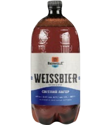 Упаковка пива Fanatic "Weissbier" світле нефільтроване 1л.ПЕТ х 6 шт. 000004310 фото