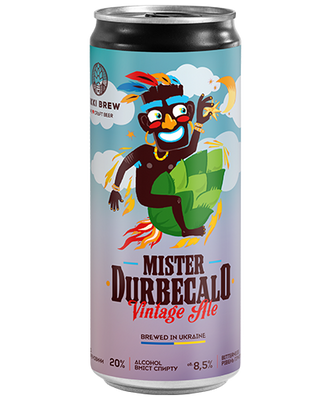 Упаковка пива MIKKI BREW "Mister durbekalo", 0,33л х 6шт. 000003630 фото