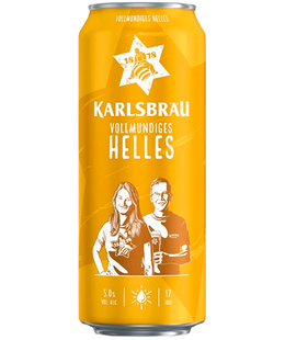 Упаковка пива Karlsbrau Helles, 0,5л х 24шт. 000006265 фото