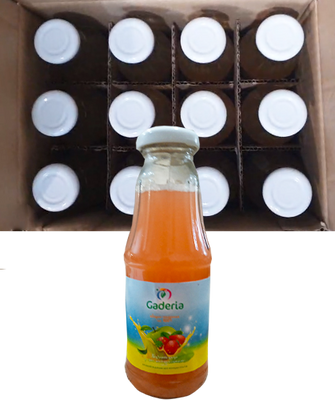 Упаковка соку яблучно-полуничного "Gaderia", 0,3л х 12шт. 000004821 фото