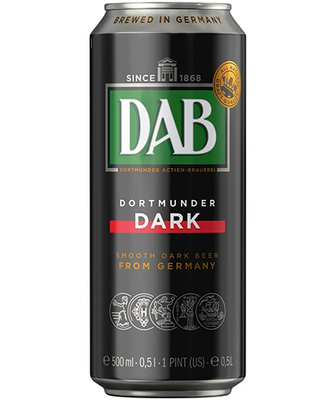 Упаковка импортного пива DAB "Темное", 0.5л х 24шт. 000002507 фото