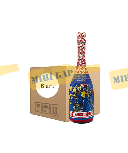 Упаковка дитячого шампанського "Джуніор", 0,75л х 6шт. 000003895 фото